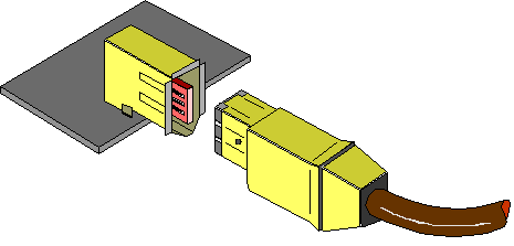 IEEE 1394 Cable Connector